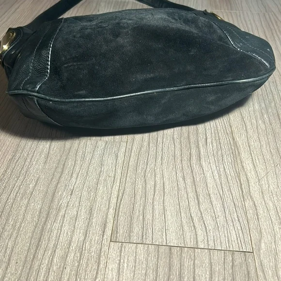 B. Makowsky leather and suede shoulder bag - Picture 3 of 8